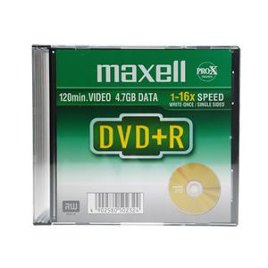 MAXELL DVD+R 4.7GB 16X 10MM KUTULU - 275521.30.TW