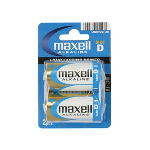 MAXELL LR20 ALKLN BUYUK BOY PIL-2LI BLSTRx10 PKx80