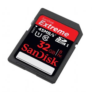 32GB SD KART 45Mb/s EXTREME SANDISK SDSDX-032G-X46
