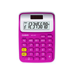 CASIO MS-6VC-RD MN MASA TIPI HESAP MAKNES