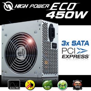 HIGH POWER ECO AKTIF PFC POWER SUPPLY 450W HPE-450-A12S