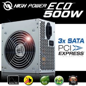 HIGH POWER ECO AKTIF PFC POWER SUPPLY 500W HPE-500-A12S