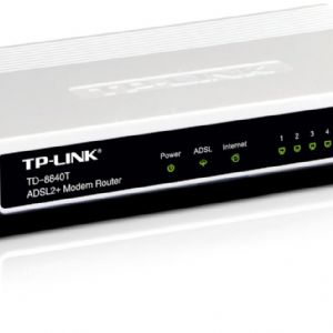TP-LINK TD-8840T 4 PORT 24Mbps MODEM ROUTER