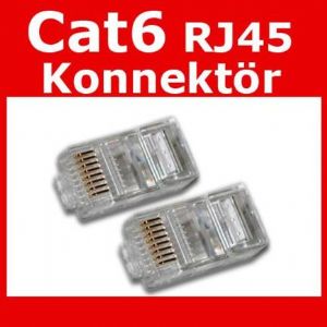 CODEGEN CAT-6 RJ-45 KONNEKTR ALTIN KAPLAMA 100LU