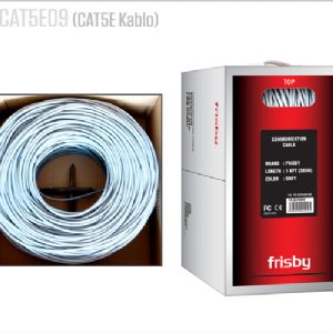 FRISBY CAT-5E UTP KABLO 305m 24AWG GRI