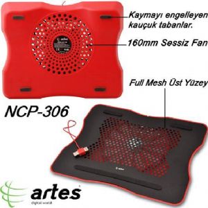 ARTES NCP-306 NOTEBOOK SOUTUCU KIRMIZI-SYAH