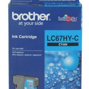 BROTHER LC67HYC MAVI 750 SAYFA KARTUS MFC-5890CN, MFC-6490CW