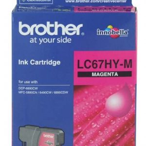 BROTHER LC67HYM KIRMIZI 750 SAYFA KARTUS MFC-5890CN, MFC-6490CW