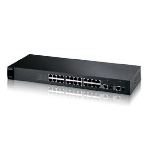 ZYXEL ES1100-24G 24 PORT 10/100+2XDUAL SFP PORT YNETLEMEZ SWITCH