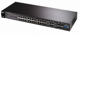 ZYXEL GS2200-24 24 PORT 100/1000 + 4xDUAL SFP L2 YNETLEBLR SWITCH