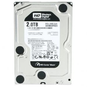 2TB WD 3.5 7200RPM 64MB SATA3 WD2003FZEX BLACK