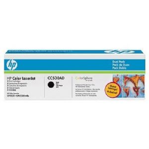 HP CC530AD (304A) SIYAH IKILI PAKET LASERJET TONER KARTUSU