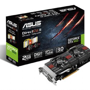 ASUS GTX660 DIRECTCU2 2GB 192B 16X DDR5 DVI+2HDMI+DP