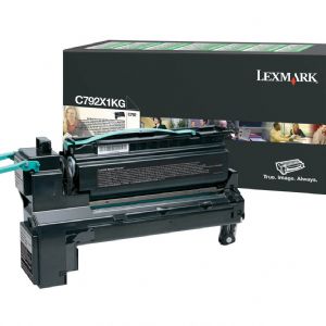 LEXMARK C792X1KG SYAH TONER 20.000 SAYFA