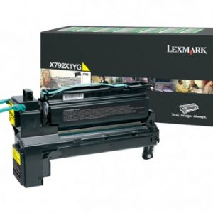 LEXMARK X792X1YG SARI TONER 20.000 SAYFA