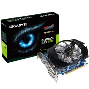 GIGABYTE GTX650 1GB OC DDR5 128B CRT 2DVI HDMI