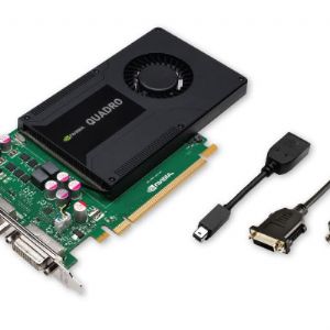 PNY QUADRO VCQK2000D-PB 128B 2GB GDDR5 64X 16X