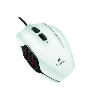 LOGITECH G600 GAMING MOUSE WHITE 910-003630