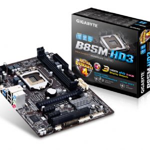 GIGABYTE B85M-HD3 DDR3 SES VGA GLAN 16X