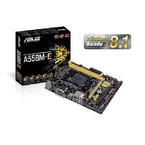 ASUS A55BM-E A55 DDR3 MATX VGA DVI GLAN SATA2 USB2 LPT COM ANAKART