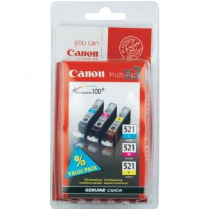 CANON CLI 521CMY MREKKEP KARTU SET 2934B010AA