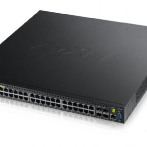 ZYXEL GS3700-48HP 48x10/100/1000 + 4xSFP LAYER2 PLUS (LAYER 3 LTE YNETLEBLR POE SWITCH