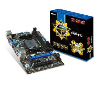 MSI A55M-E33 FM2+ DDR3 MATX VGA HDMI GLAN SATA2 USB2.0