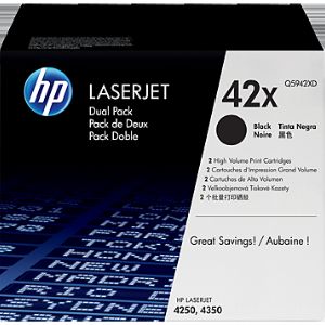 HP Q5942XD (42X) SIYAH IKILI PAKET LASERJET TONER KARTUSU