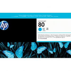 HP C4821A (80) MAVI BASKI KAFASI VE BASKI KAFASI TEMIZLEYICISI