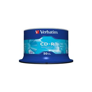 VERBATIM 43351  CD-R EXTRA PROTECTION 700MB 52X80 50 LI CAKEBOX