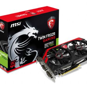 MSI N750Ti TF 2GD5/OC GAMING GTX750Ti 2G 128B GDDR5 DVI VGA HDMI