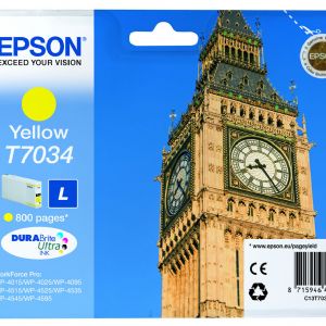 EPSON C13T70344010  YELLOW-800SF-L-WP-4015DN,WP-4025DW,WP-4515