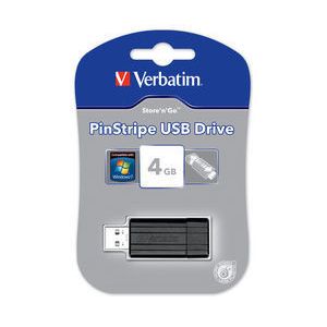 VERBATIM 49061 4GB PINSTRIPE USB BELLEK-SURGULU KAPAK