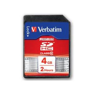 VERBATIM 43960 SDHC 4GB CLASS-10 SD KART