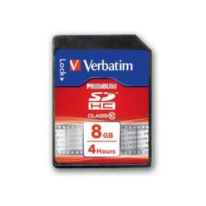 VERBATIM 43961 SDHC 8GB CLASS-10 SD KART