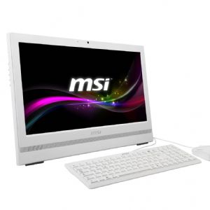 MSI AIO 20 AP200-040XTR i3-4130 4G 500G DOS Com-Printer Port-VGA Dokunmatik DVDRW LED Beyaz