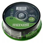 MAXELL DVD+R 4.7GB 16X 25L CAKEBOX - 275525 .40.IN