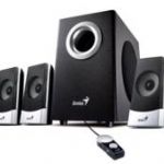 GENIUS SW-N1000 24W RMS 5+1 SYAH HOPARLR