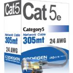 CODEGEN CAT-5E UTP 305M 24AWG CCA KABLO