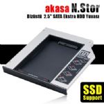 AKASA NSTOR LAPTOP SATA OPTIK/SATA HDD DNSTRC AK-OA2SSA-BK