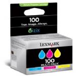 LEXMARK 14N0849 MAVI/KIRMIZI/SARI 100 COMBO KARTUS