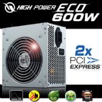 HIGH POWER ECO AKTIF PFC POWER SUPPLY 600W HPE-600-A12S