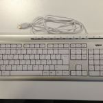 D-S-EXPER KB220E ULTRA FLAT KLAVYE PEARL WHITE