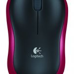 __LOGITECH M185 KABLOSUZ KIRMIZI MOUSE 910-002240