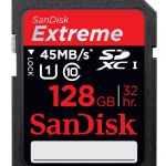 128GB SD KART 45Mb/s EXTREME SANDISK SDSDX-128G-X46