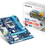 GIGABYTE B75M-D2V DDR3 SES VGA GLAN 16X