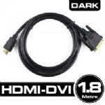 DARK DVI - HDMI FT YNL GRNT BALANTI KABLOSU 1.8M