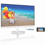 27 PHILIPS 274E5QHAW/00 IPS LED 5MS BEYAZ D-SUB+HDMI+MHL MM