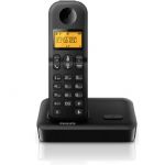 PHILIPS D1501B/TR DECT TELEFON SYAH