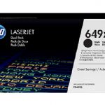 HP CE260XD (649X) IKILI PAKET SIYAH LASERJET TONER KARTUSU